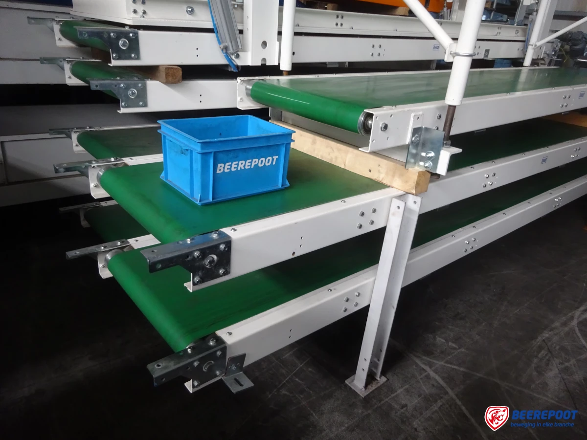 Vlakke transportbanden
